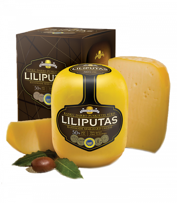 Lithuanian Semi-hard cheese “Liliputas”