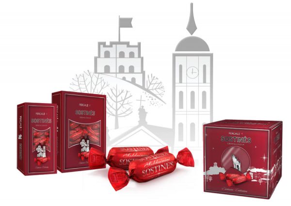 Chocolate box PERGALĖ SOSTINĖS CREAM & LIQUEUR