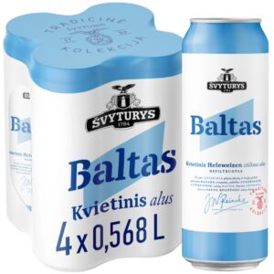 Švyturio Baltas unfiltered Beer