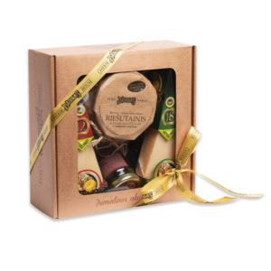 Gift Box Set “GARDĖSIS”, With 12 and 18 Months Matured Lithuanian  DŽIUGAS® Cheese