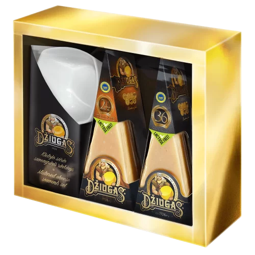 Gourmet Souvenir Set: Hard Cheese DŽIUGAS (360 gr)